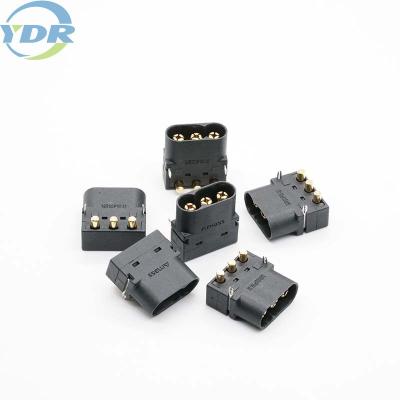 China MR60 alambre recto negro del PWB del Pin del grado 3 del conector 180 para subir al conector de batería en venta