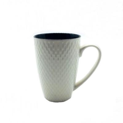 Chine Utilisation blanche du service 14oz Porter Ceramic Mug Customized Daily d'ODM à vendre