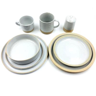 China Customized Everyday Earthenware Dinnerware Sets For Restaurant for sale