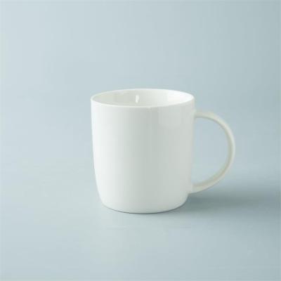 Cina Tazza bianca dello spazio in bianco di Safe 10Oz della lavastoviglie luminosa con approvazione di FDA in vendita