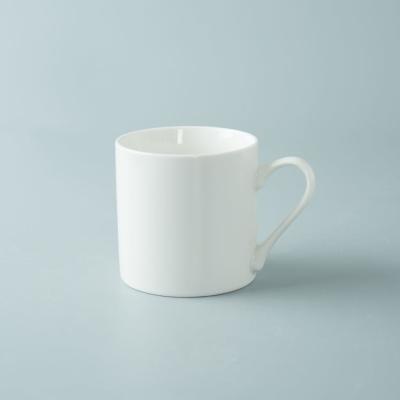 Cina 325ml Logo Printed White Ceramic Mugs, tazze bianche di sublimazione 11oz in vendita