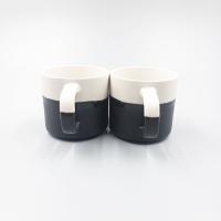 China De Mokken van afwasmachinesafe ceramic stoneware, 350ml-Verglaasde het Dubbel van Koffiemokken Te koop