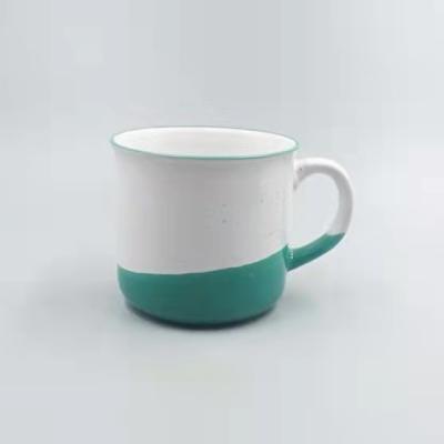 China Elegante criativo da caneca pintado à mão da faiança do olhar do esmalte de 14OZ 410ml à venda