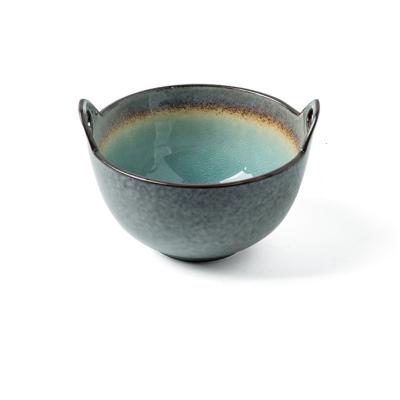 중국 Biauricular Ice Crackle Glaze Ceramic Bowl 5.5 인치 레스토랑용 판매용