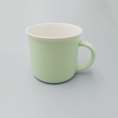 China Matte Glaze Enamel Coffee Mug externo personalizou à venda