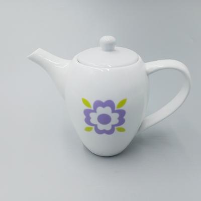 Κίνα Βερνικωμένο Decal Teapot πήλινου είδους με το καπάκι προς πώληση