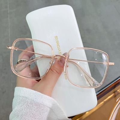 China 20 Years Experience Oversized Blue Light Blocking Big Square Shades For Men And Women Computer Glasses Shape Optical Frames for sale