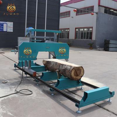 China 36inch Loncin horizontal motor horizontal band sawmill machine/full automatic log sawmill saw machine for sale