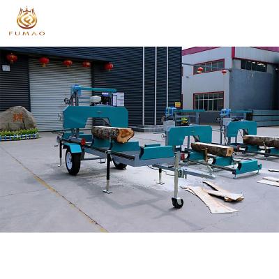 China Horizontal Portable Woodworking Band Saw Machine Horizontal Band Sawmill Blade For Sale Trailer Diesel Circular Used Sawmills With Mobile Sawmill for sale