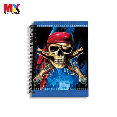 China Custom Flip Hot Sale New Products mini spiral 3d lenticular notebook for promotion for sale