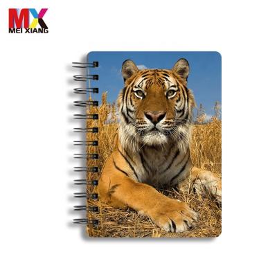 China high quality 3d lenticular 5D notebook with 3d effect cover for sale