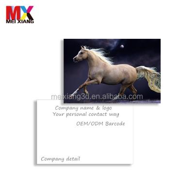 China Worldwide Cheap Price 3d Lenticular Small Business Card Hot Selling 3d Cards for sale