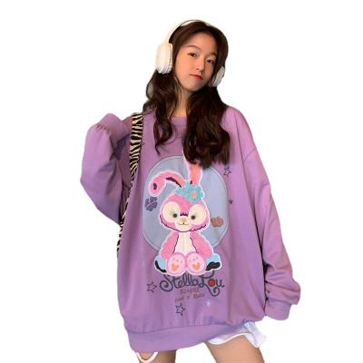 China Instant Sale Cartoon Anti-Pilling Women's Hoodies Sweatshirts Kpop Cultivated Sweatshirt Clothes Autumn Other Anti Pilling for sale