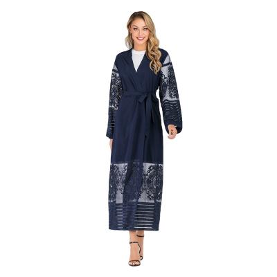 China Morroco Modest Women Clothing Polyester Muslim Turkish Islamic Women's Arab Abaya Dubai Dress for sale