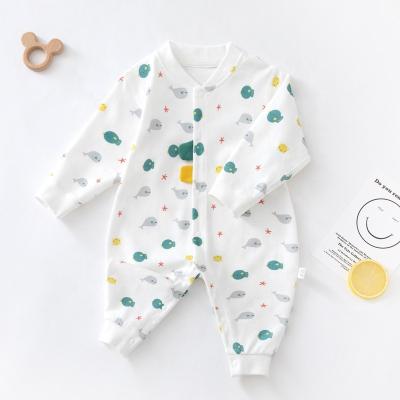 China Simple Loungewear Baby Romper Overalls Cotton Knitted Baby Clothes Newborn Romper for sale