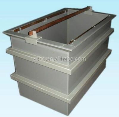 China Polypropylene (PP) Ectrolysis chemical degreasing /ultrasonic degreasing tank used battery electroplating equipment for sale