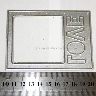 China China Factory OEM Can Be Customized Photo Metal Chemical Etching Die Cut Business Card for sale