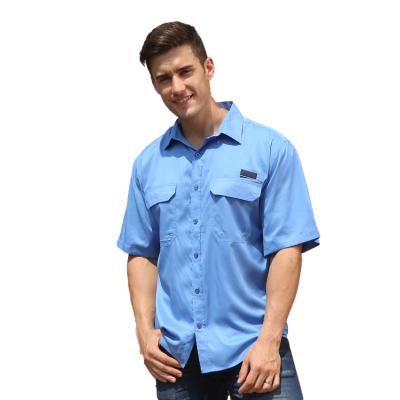 China Wholesale Quick Dry Men's Antibacterial Shirt Manufacturer Fishing Shirts Factory Direct Sale Custom Design Casual Fishing Shirts for sale