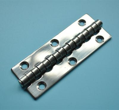 China 80mm*20mm*1.5mm AISI 316 Marine Grade Stainless Steel Boat Cabin Door Hinge Type for sale