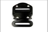 China Featured JS-4028 Steel Buckles Black Color quick release buckle for fall protection as well as bags and luggages for sale