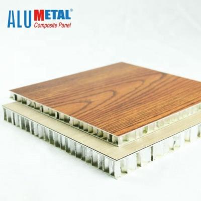 China Alumetal Lower Prices Modern Wood Aluminum Honeycomb Sandwich Panel Honeycomb Sheet for sale