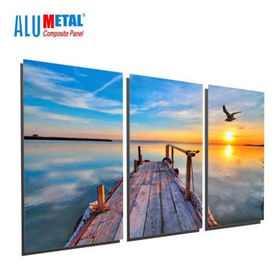 China Lightweight PE Printable ACP Aluminum Composite Panel for sale