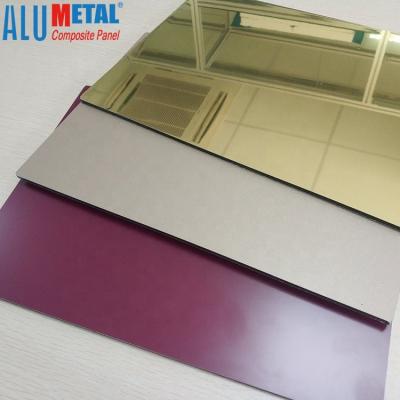 China Contemporary hot sale Alumetal alucobond mirror acm board alucobond material for sale