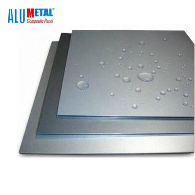 China Dibond Acm Easy Nano Aluminum Silver Sucata Coating Alumetal Pvdf Installation Panels Alu Compound Dibond for sale