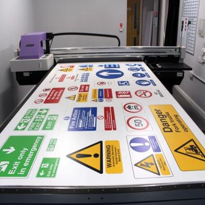 China Aluminum Composite Sign Board Billboard Printing UV Printing Aluminum for sale