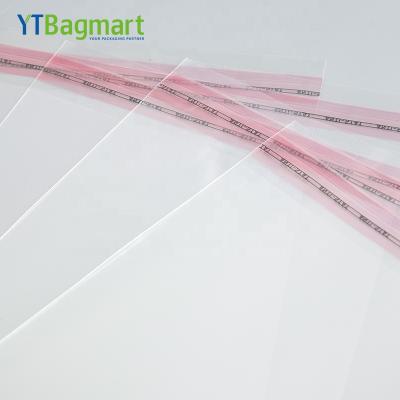 China YTBagmart Poly Opp Packaging Clear Plastic Moisture Proof Bag Self Adhesive Opp Bags for sale