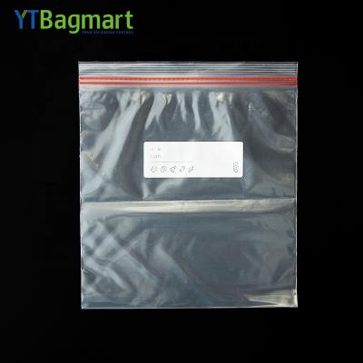 China Custom Clear YTBagmart Food Packaging LDPE Zipper Moisture Proof Resealable Plastic Ziplock Bag for sale