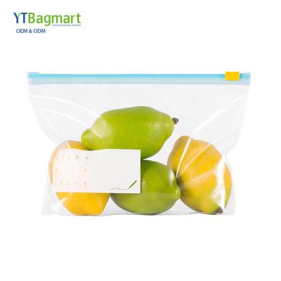 China Custom Hot Sale Resealable Clear LDPE Zipper Thick Plastic Packaging Moisture Proof Bags Thick Food Graduate Slider Zipper Bag for sale