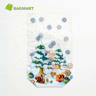 China YTBagmart Food Grade Plastic Moisture Proof Clear Sachet Square Bottom Custom Printed Bopp Opp Bags Cellophane for sale