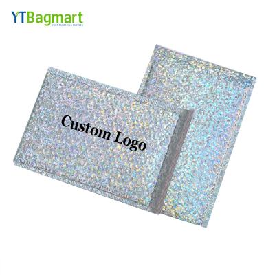 China Custom Bubble Mailing Bags Holographic Mailing Messenger Padded Envelopes Wholesale Durable/Protective/Recyclable/Impact Resistance Poly Bubble Mailer for sale