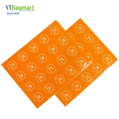 China YTBagmart China Waterproof Supplier Packaging Custom Logo Printing Cosmetic Label Sticker Round Circle Labels For Lip Gloss for sale