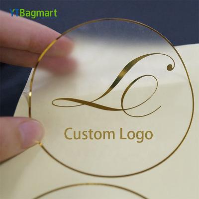 China YTBagmart Customized Roll Sticker Label Waterproof PVC PP PET Circle Round Transparent Clear Labels Adhesive Sticker for sale