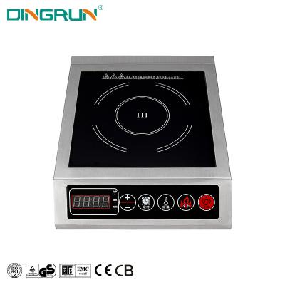 China Hotel Competitive Price 3500W Induction Cooktop Stainless Steel Single Burner Touch Control Induction Cooker for sale