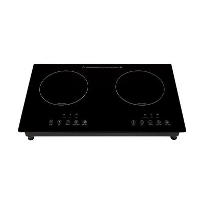 China Hotel New Style Commercial Electric 2200W 2 Burner Induction Cooker Stove 220V Induction Cooker for sale