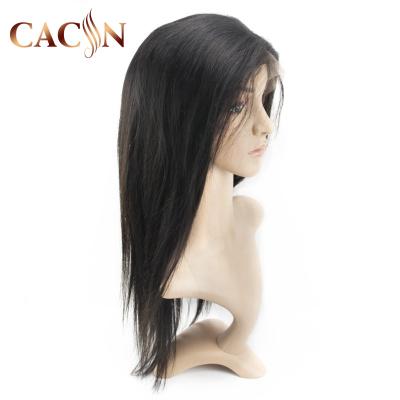 China Silky Straight Wave 30 Inch Long Lace Front Wig Dark Brown Straight Wig, Brazilian Human Hair Lace Front Wig for sale