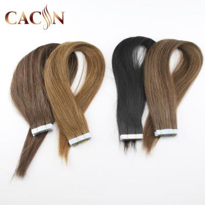 China Wholesale Price Silky Straight Unprocessed Grade 10A Factory Wave Peruvian Hair,Magic Bangs Virgin Hair Tape for sale