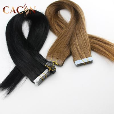 China Best Selling Silky Straight Wave In America Seamless Tape In Hair Extension Ombre Remy Tape Hair Extensions for sale