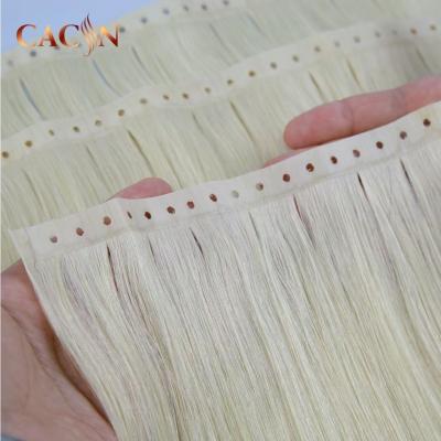 China Vendor Silky Straight Raw Indian Double Wave 100% Virgin Hair Tape In Human Remy Hair Extension Pulled Hair Extension for sale