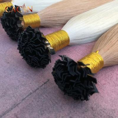 China Wholesale Silky Straight Wave V Tip Virgin Hair Tip V Hair Extensions Raw Cuticle Aligned Curly Hair for sale