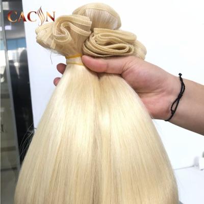 China Good Quality European Remy Human Hair 100% Silky Straight Wave Handtied Flat Weft Extensions for sale