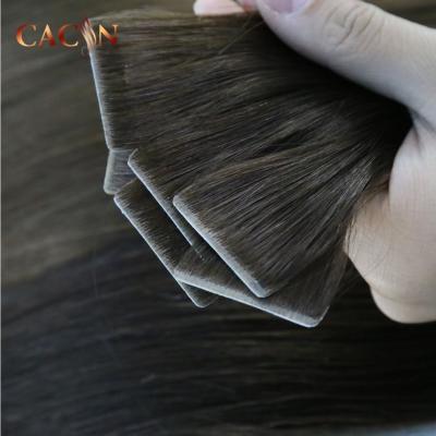 China Skin Silky Straight Invisible Seamless Tape PU Wave Weave Weft Ear To Ear Vietnam Invisible Hair Extensions Tape Invisible Extensions for sale