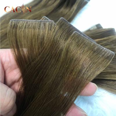 China Silky Straight Invisible Hair Weft Extensions Tape In Human Hair Extensions Healthy Skin Wave Tape In Human Hair Extensions for sale