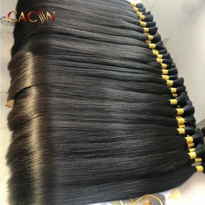 China Raw Virgin Human Hair Silky Straight Double Wave Unprocessed Cuticle Aligned Hair Volume Bundles Different Color Raw Indian Hair Volume Unprocessed for sale