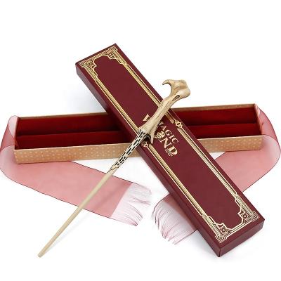 China Europe RTS Cosplay Toys Lord Voldemort Metal Core Magic Wand With Red Gift Box for sale