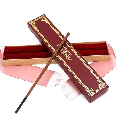 China Europe Cedric Diggory Christmas Gift Steel Core Magic Wand With Red Giftwand Box for sale