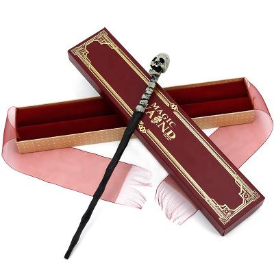 China Europe Death Eaters Skull Halloween Gift Magic Magic Wand For Cosplay Party With Red Box for sale